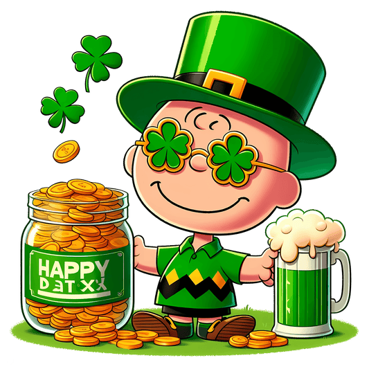 Charles M. Schulz Patricks Day Design - DTF Ready To Press