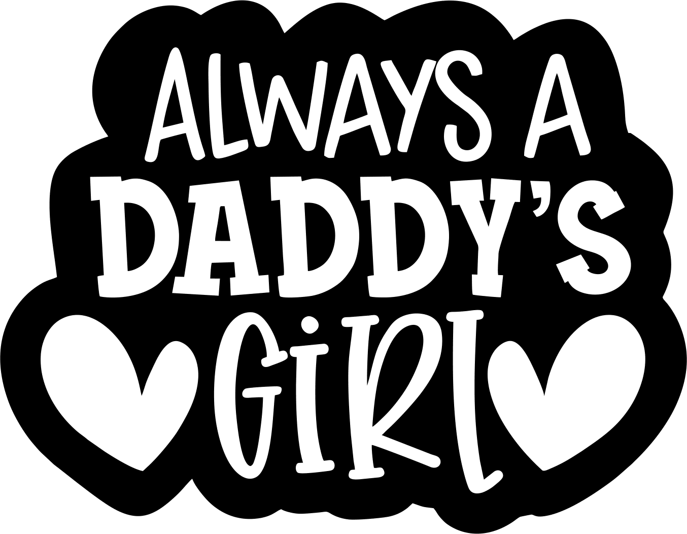 Always A Daddy's Girl Design - DTF Ready To Press