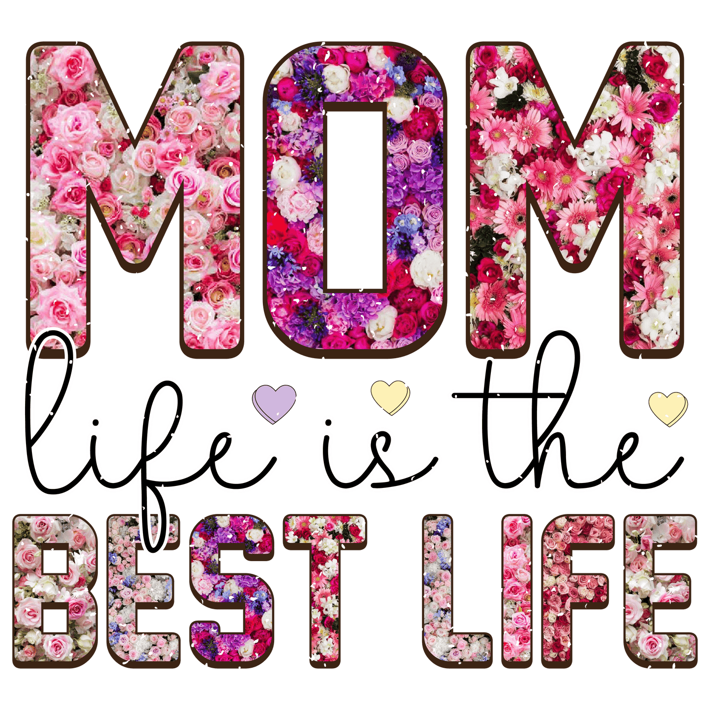 Cute Mom Life Design - DTF Ready To Press