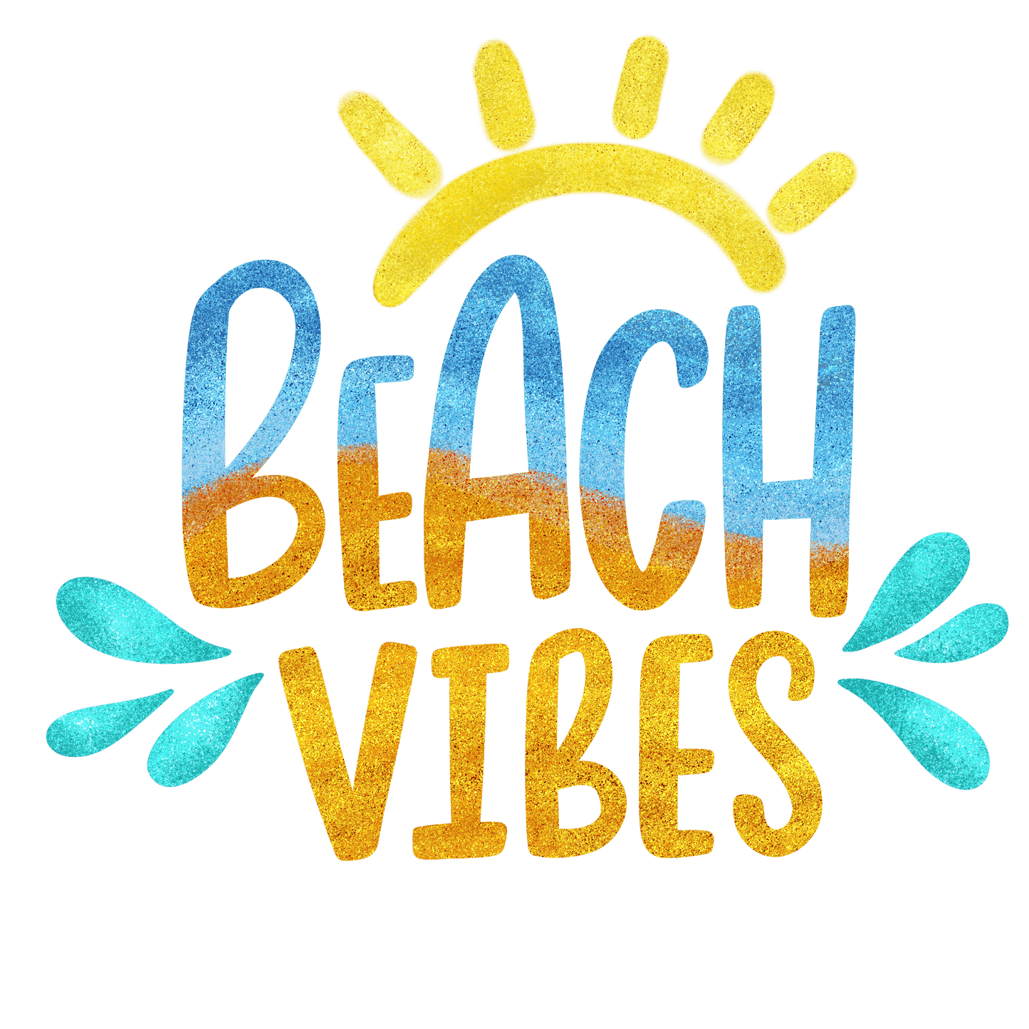 Beach Vibes Design - DTF Ready To Press