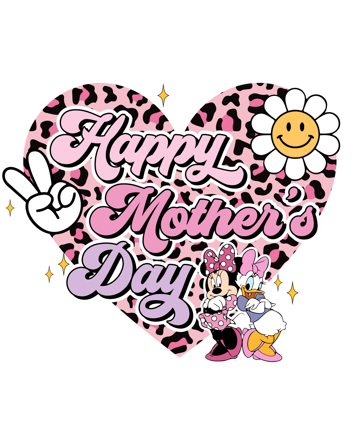 Disney Happy Mother's Day Design - DTF Ready To Press