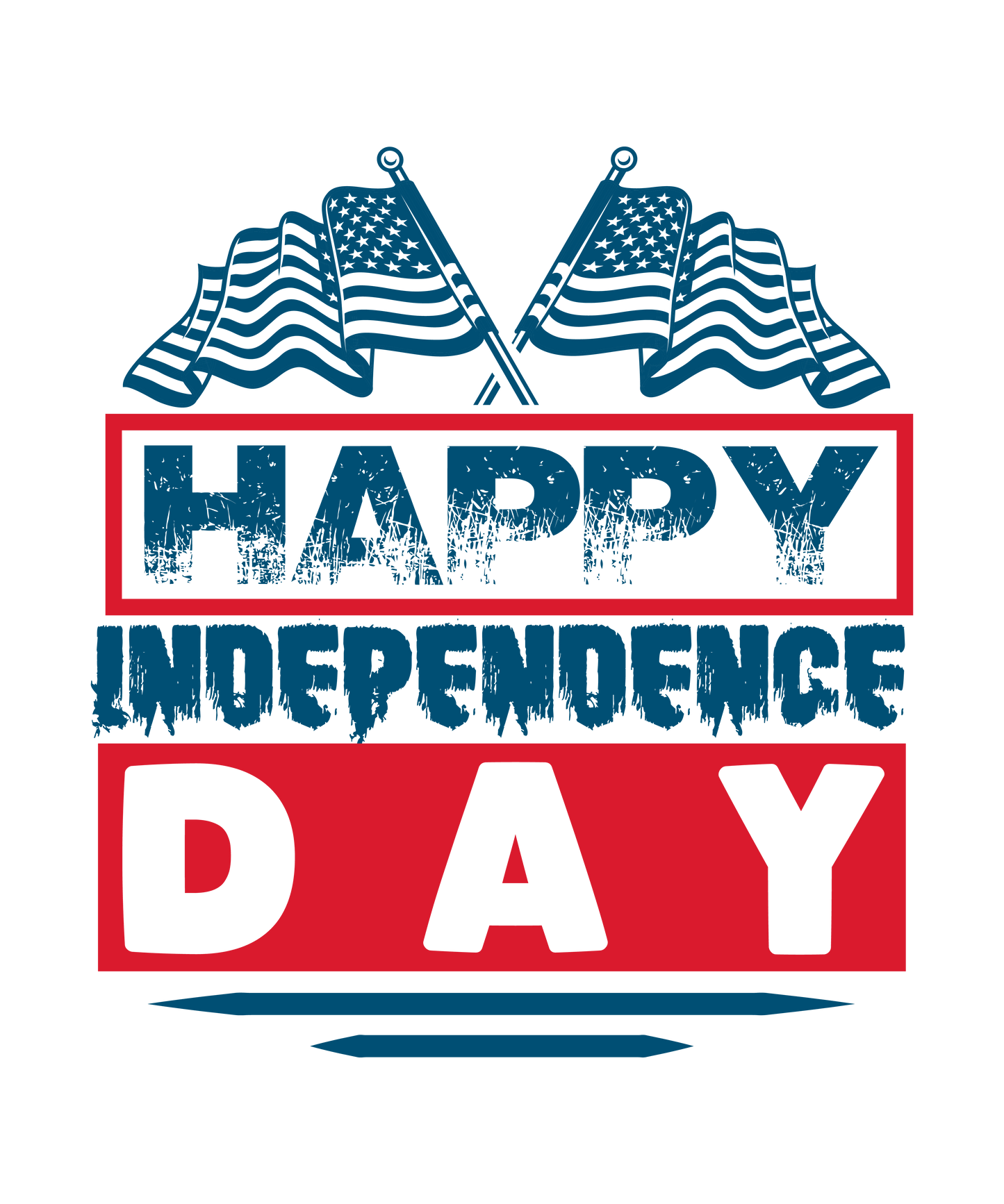 Happy Independence Day Design - DTF Ready To Press