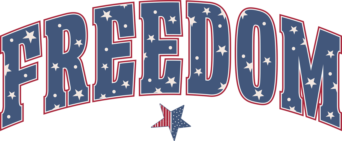 4th Of July Freedom Design - DTF Ready To Press