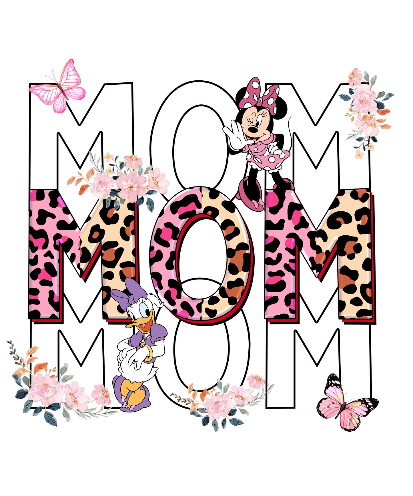 Floral Mother's Day Design - DTF Ready To Press