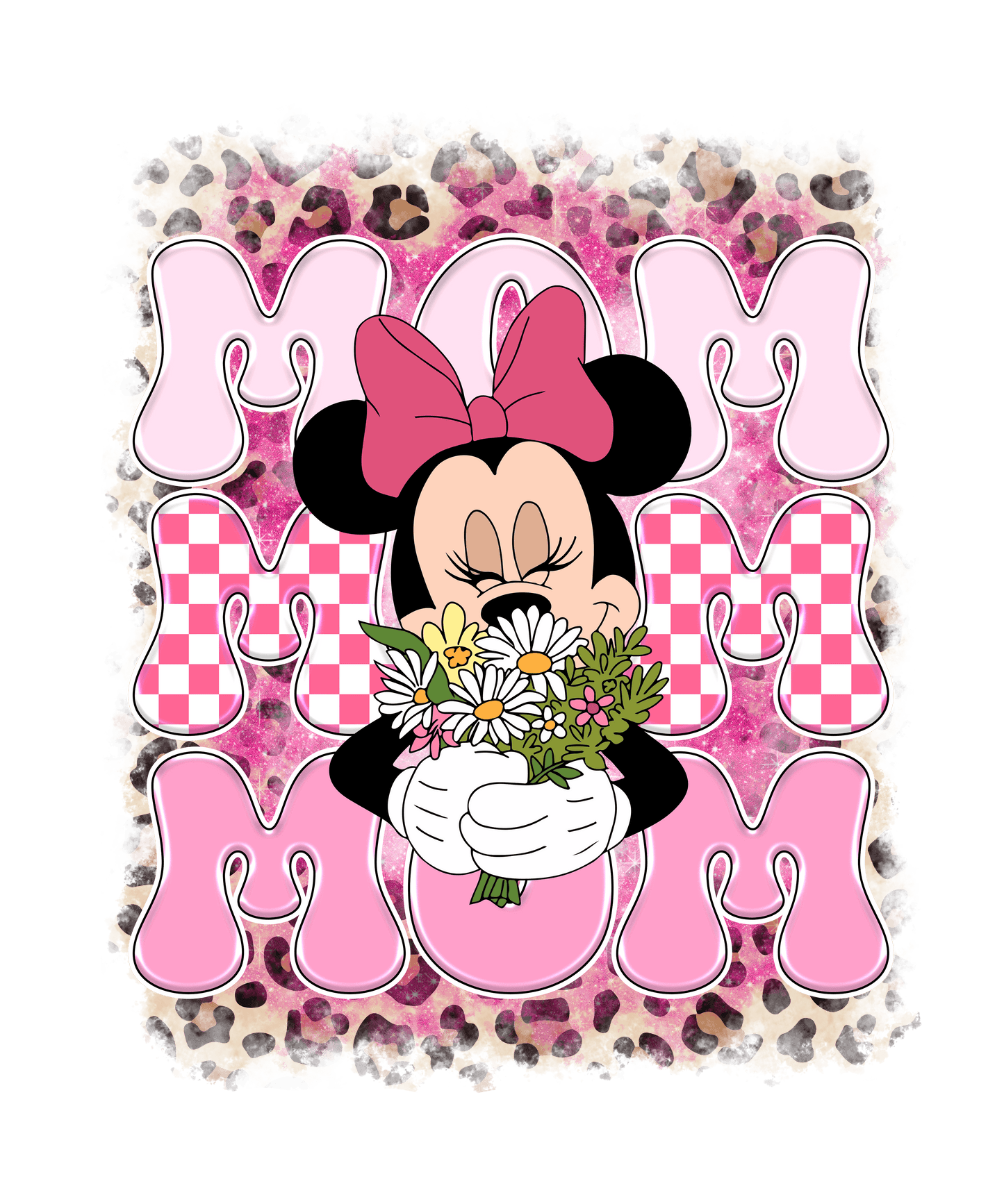 Disney Minnie Mom Design - DTF Ready To Press