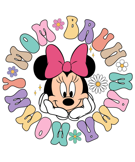 Disney Minnie Mother's Day Design - DTF Ready To Press