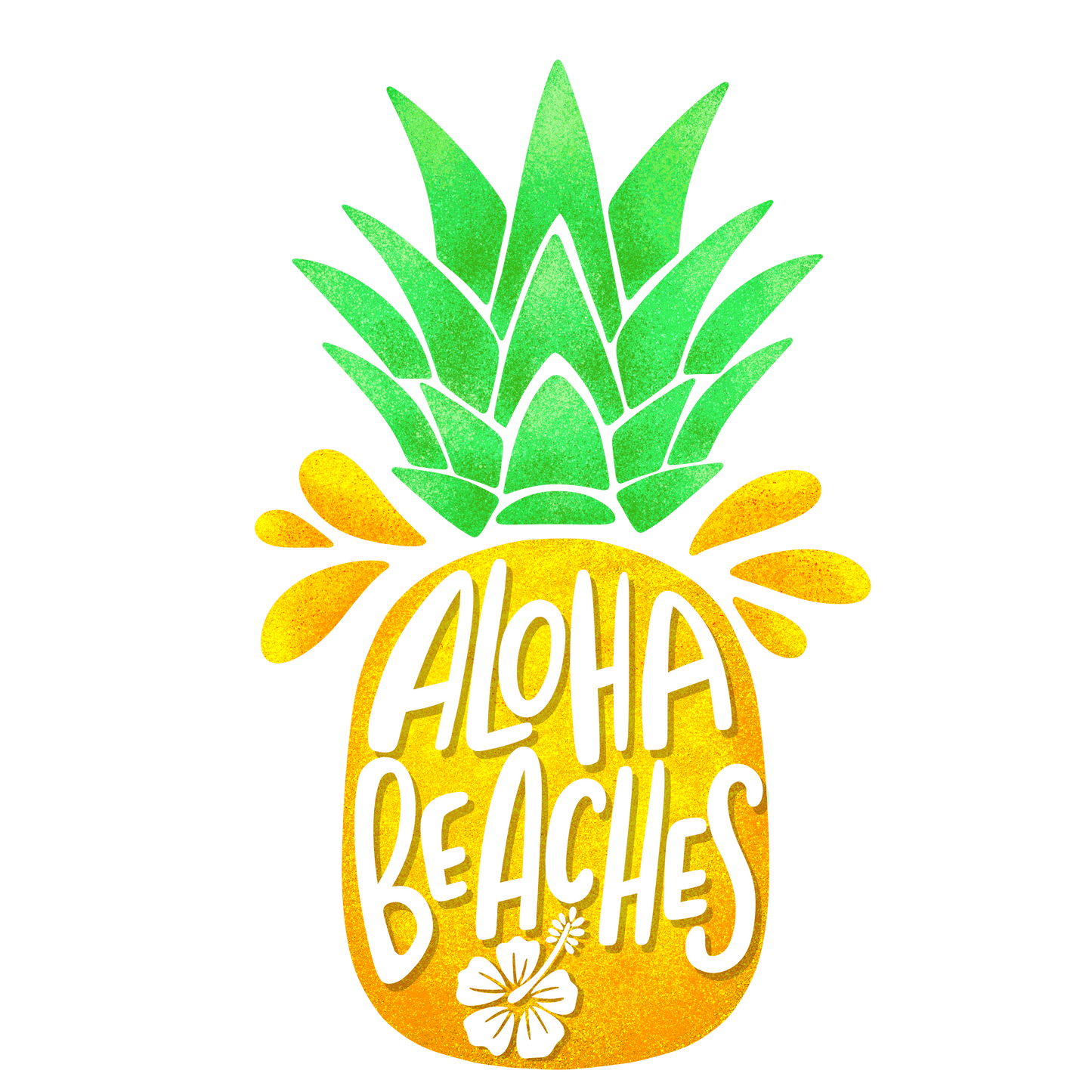 Aloha Beaches Design - DTF Ready To Press