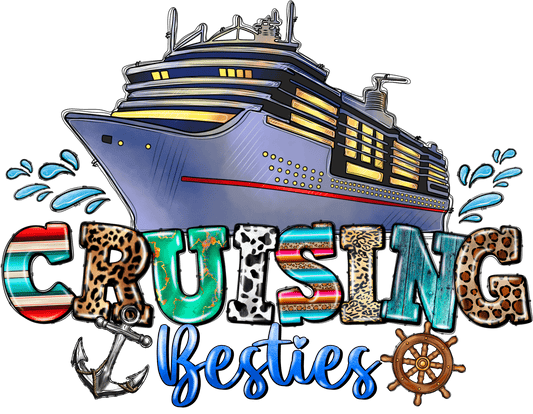Crusing Besties Design - DTF Ready To Press