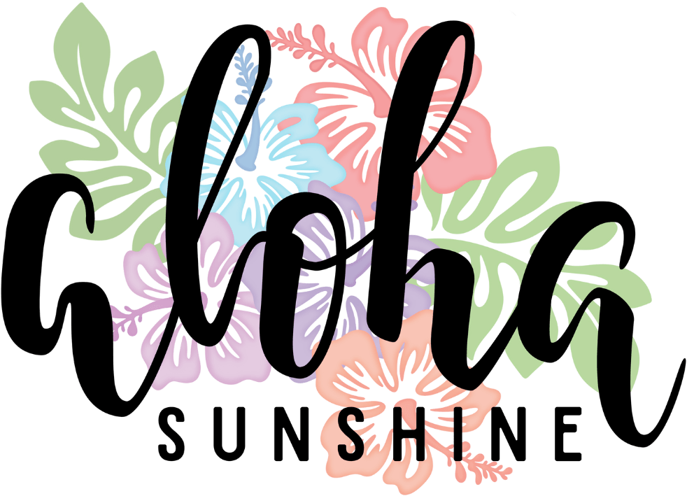 Aloha Sunshine Design - DTF Ready To Press