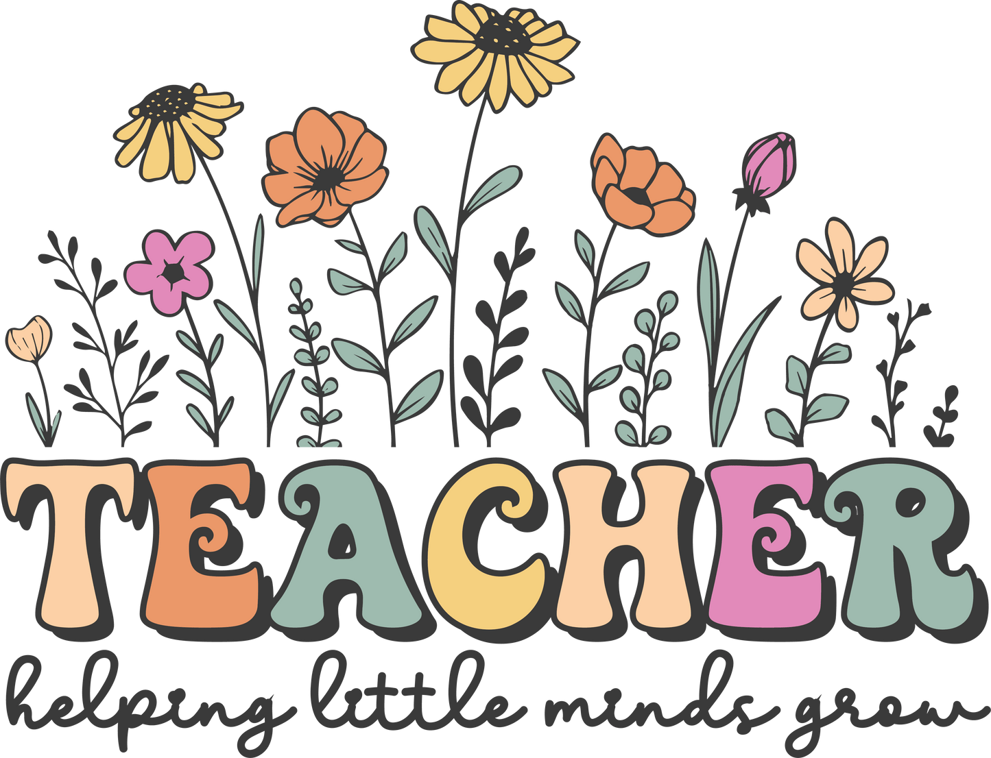 Teacher Appreciation Design - DTF Ready To Press